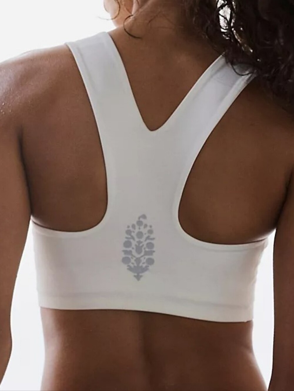 Win Win White Racerback Sports Bra  NWT  FP Movement By FREE PEOPLE